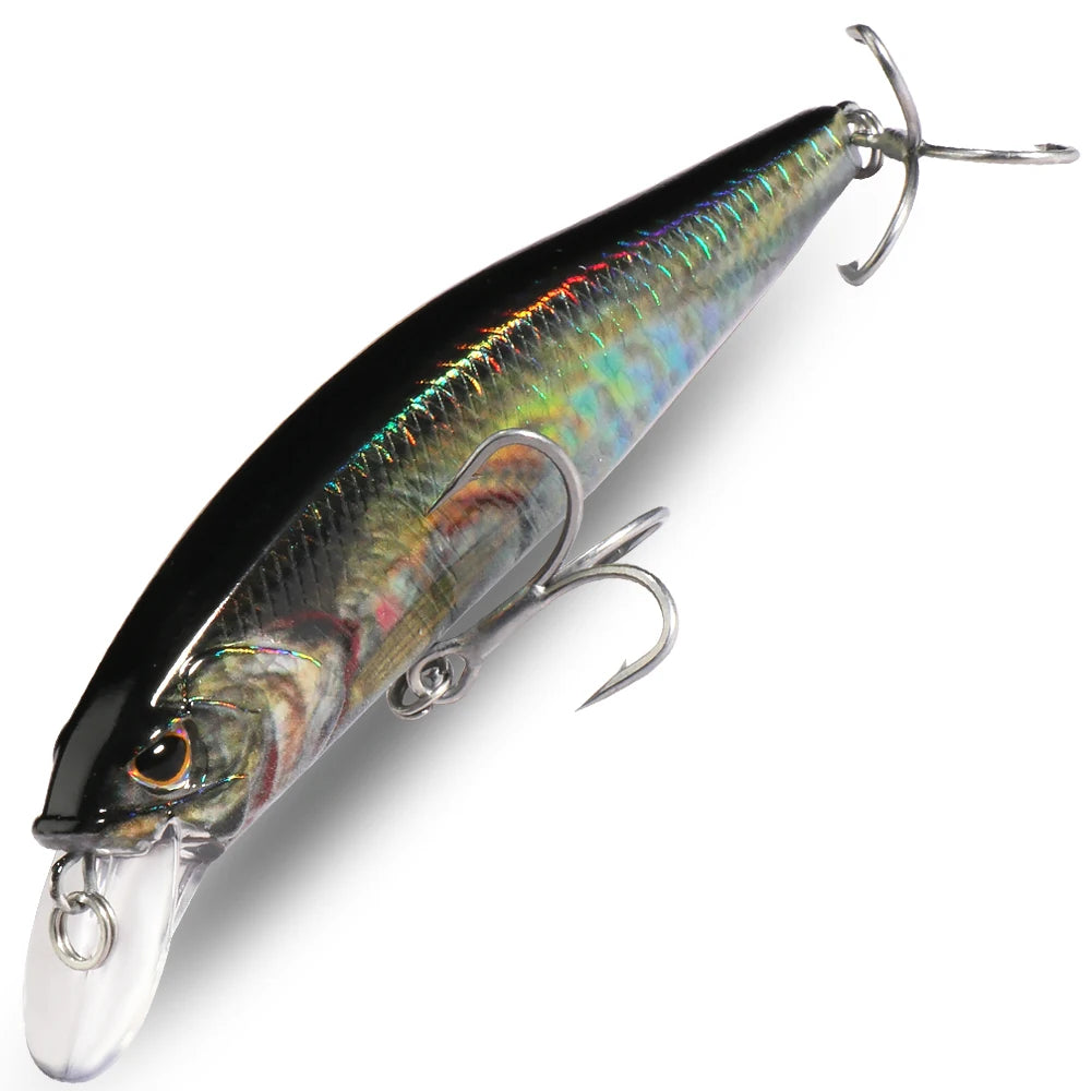 Sinking Minnow 19g Floating Jerkbait 15g Fishing Lure Treble Hooks