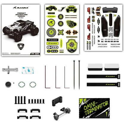 Mini 1:10 Carbon Fiber RC Car Roller For Adults, 4X4 Off-Road