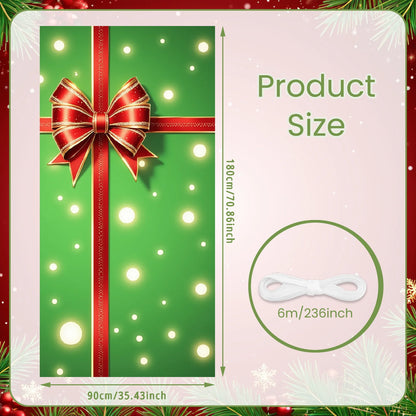 Christmas snowman Hanging Flag Door Banner