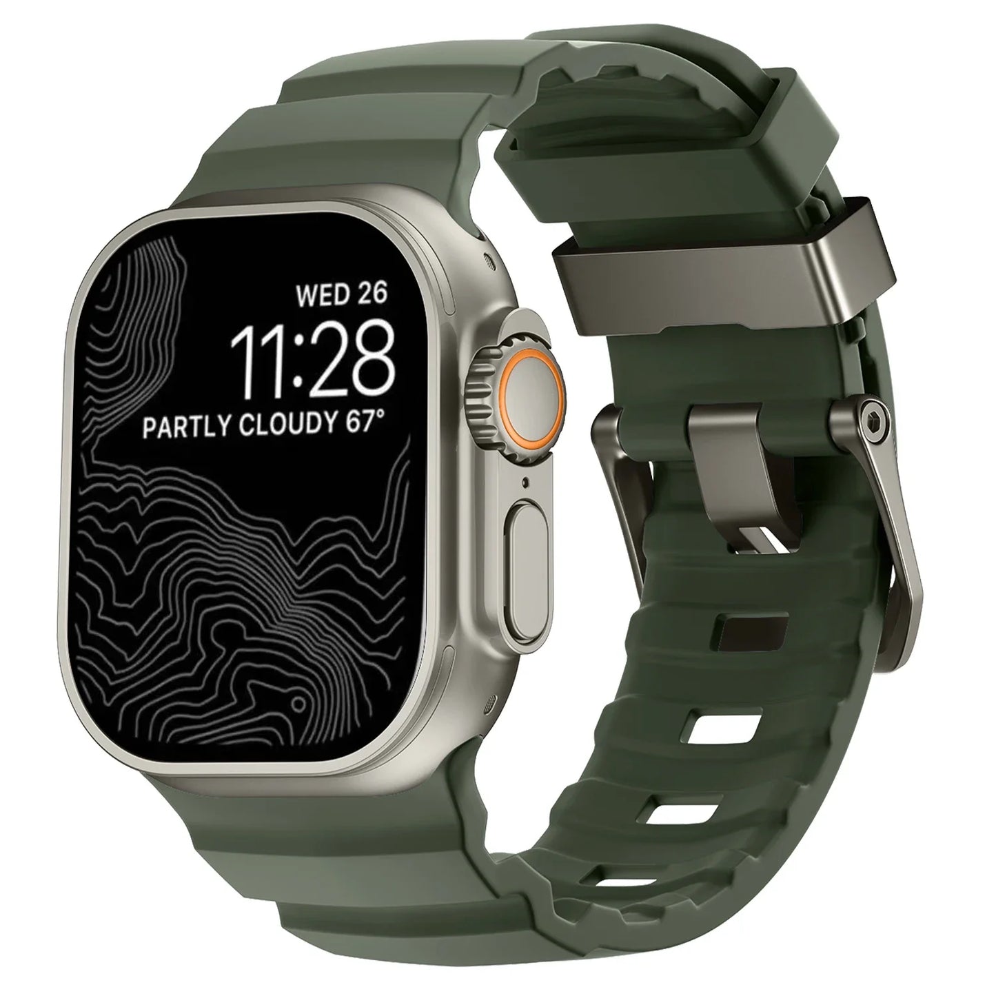 Trail Silicone Band for Apple Watch Ultra