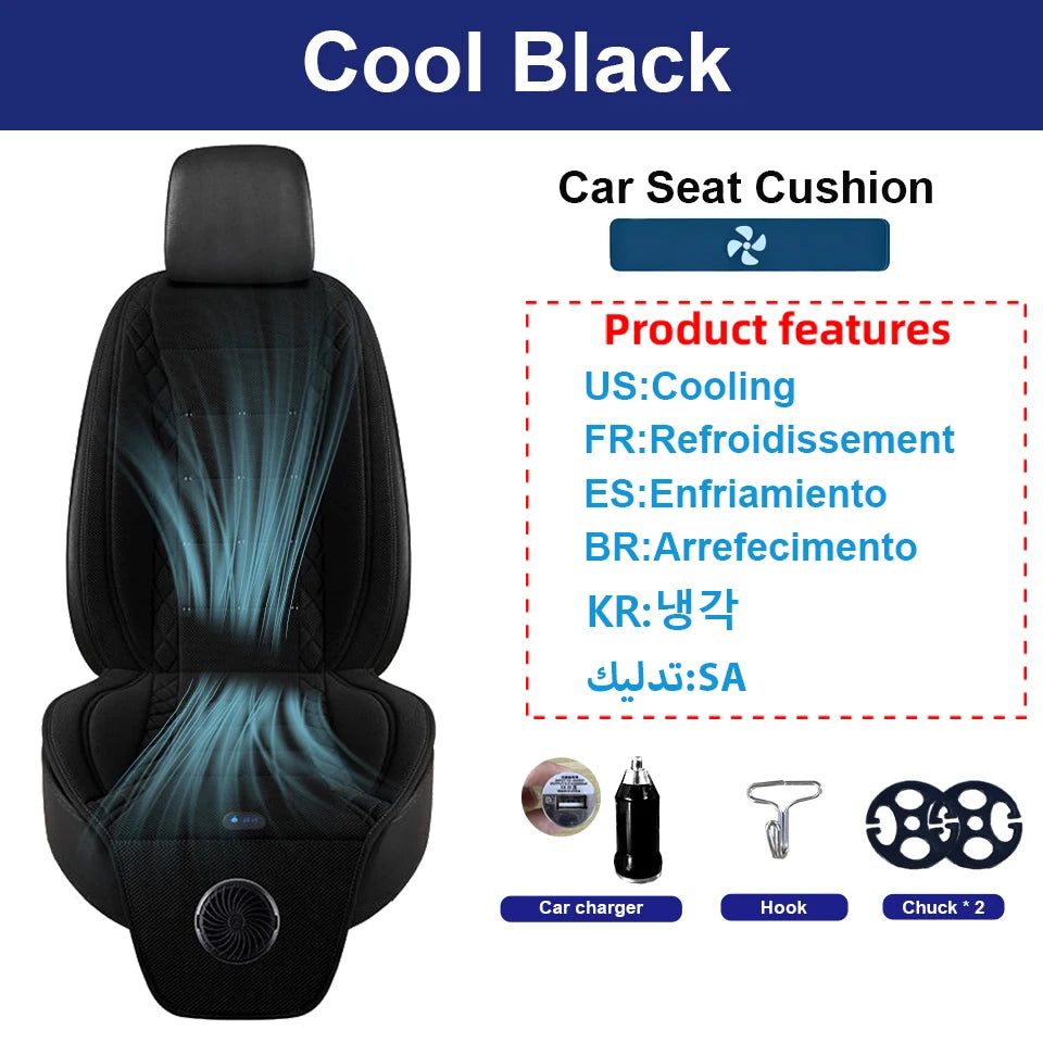 Cooling＆Heating Car Seat Covers With 1Fan or 2Fan Summer