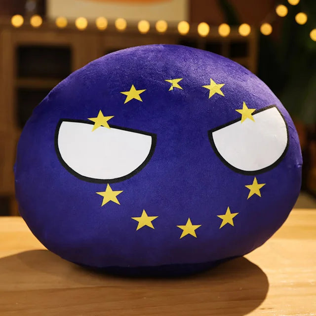 Hot  10/30/50cm Polandball Country Ball Toy Plush Pendant Plush Doll