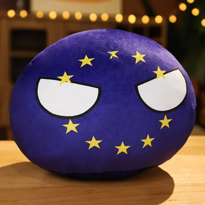 Hot  10/30/50cm Polandball Country Ball Toy Plush Pendant Plush Doll