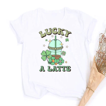 St. Patrick's Coffee Shirt Lucky Coffee Shirt St Patricks Day