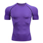 Men Compression Running T Shirt Fitness