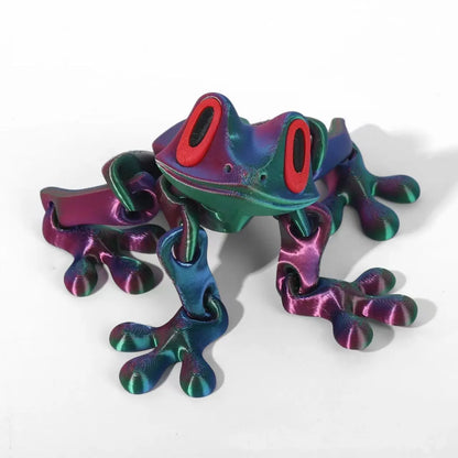 3D Printing Simulation Tree Frog Joint Movable Frog