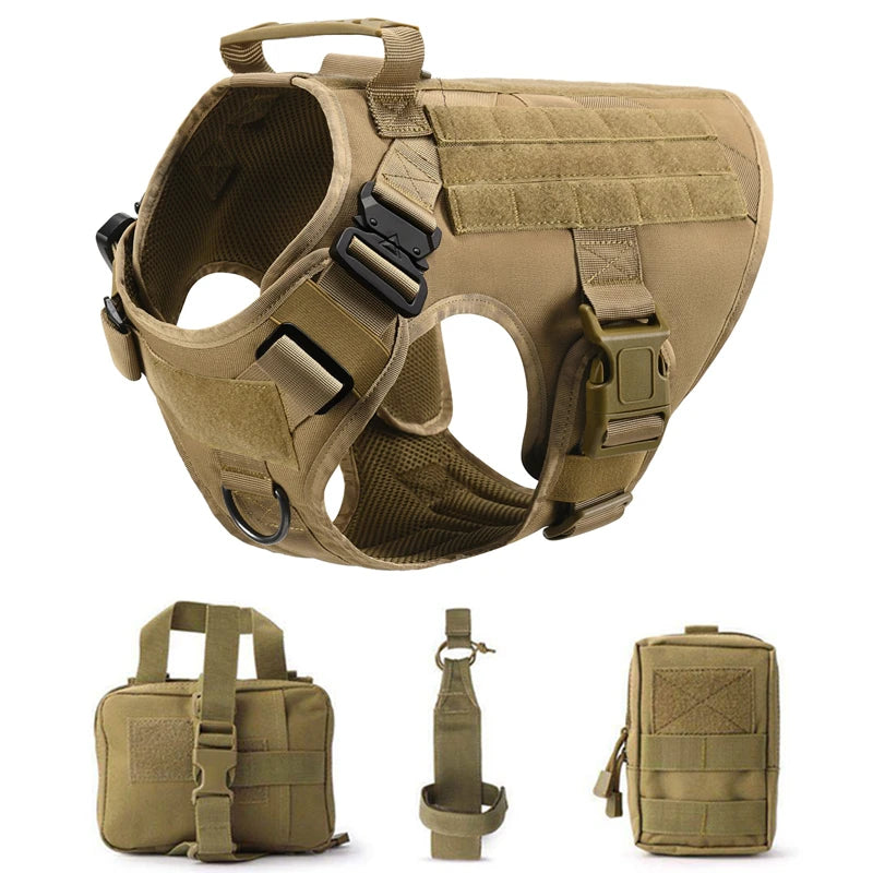 Tactical Military Vest Pet German Shepherd Golden Retriever