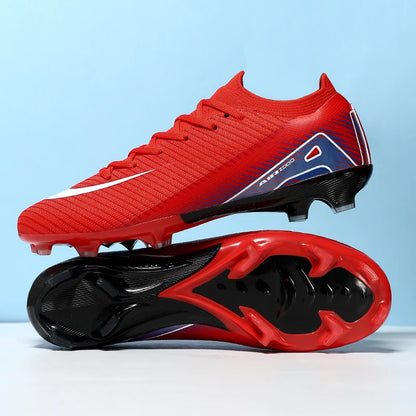 New Men Outdoor Football Boots Soccer Shoes Cleats Match Training