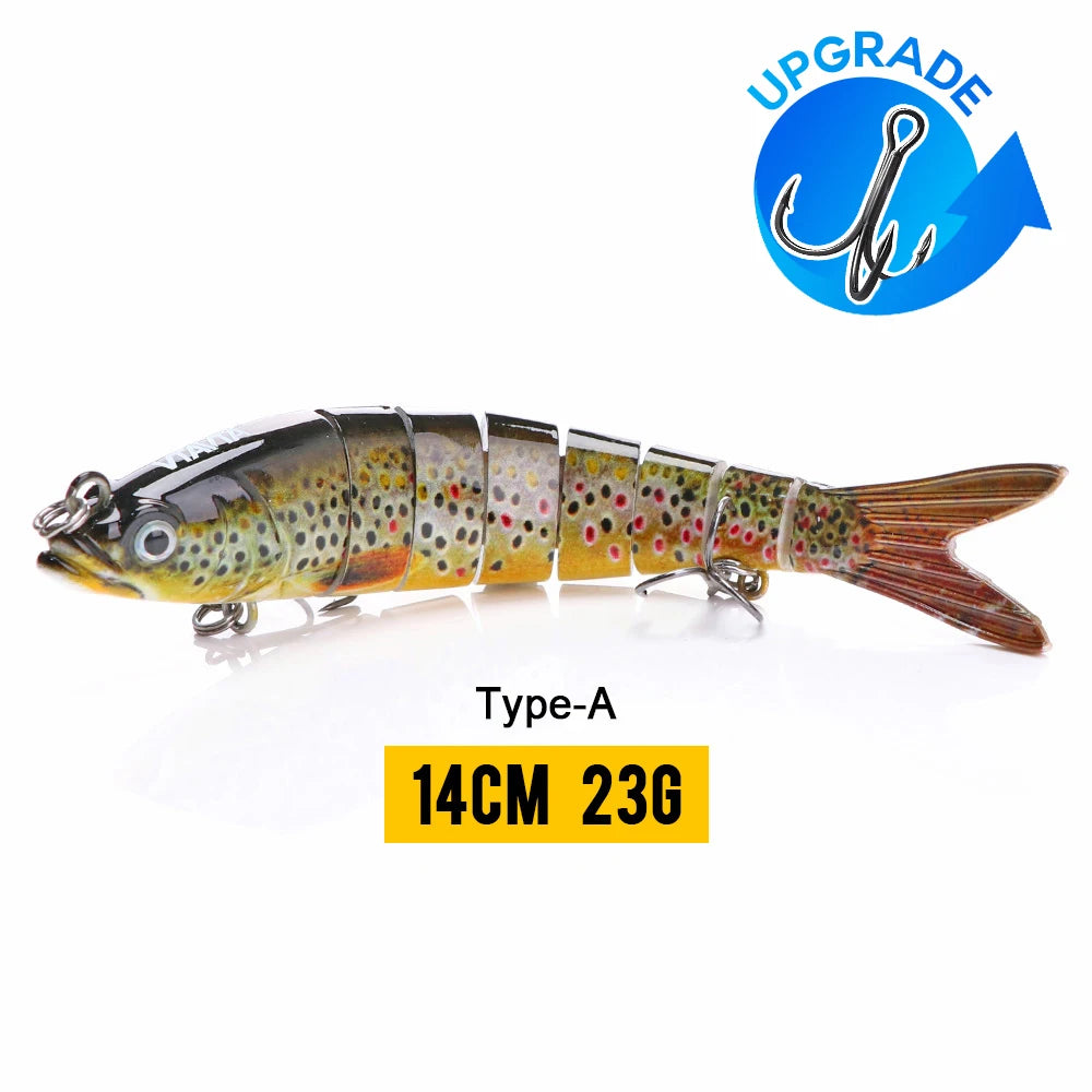 VTAVTA 10/14cm Sinking Wobblers Fishing Lures Jointed