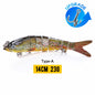 VTAVTA 10/14cm Sinking Wobblers Fishing Lures Jointed