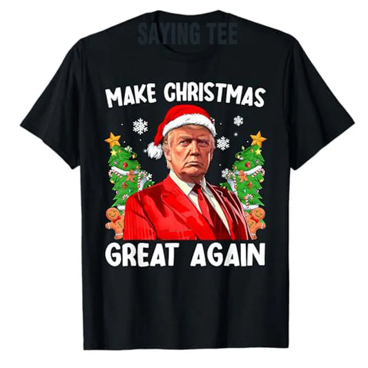 Make Christmas Great Again Funny Santa MAGA Men