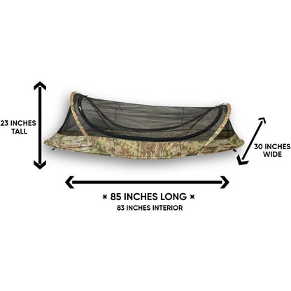 Ultralight Solo Camping Shelter | Compact Single Person Sleeping