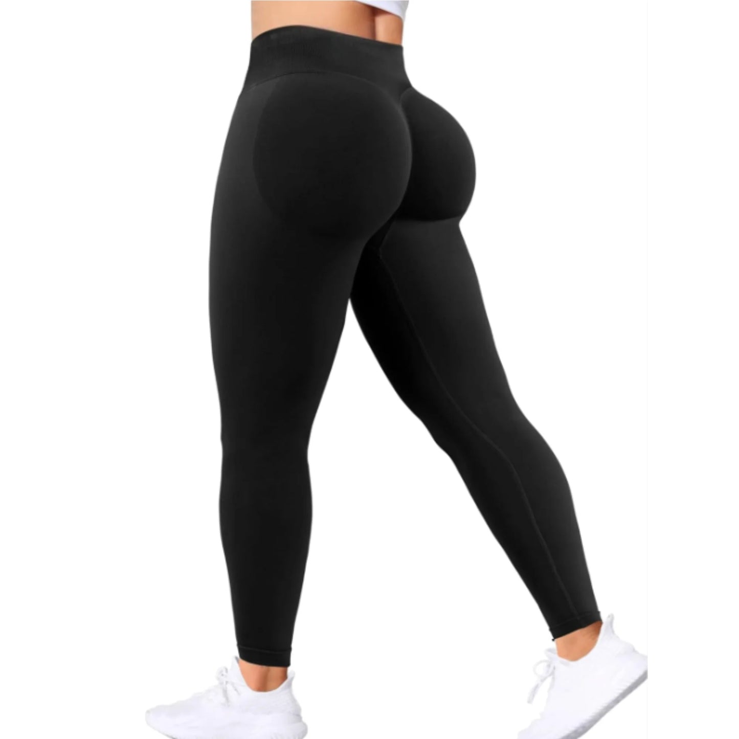 Seamless Women Solid Waist Yoga Pants