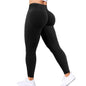 Seamless Women Solid Waist Yoga Pants