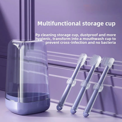 Pet Silicone Toothbrush and Toothpaste Set Teeth Cleaning