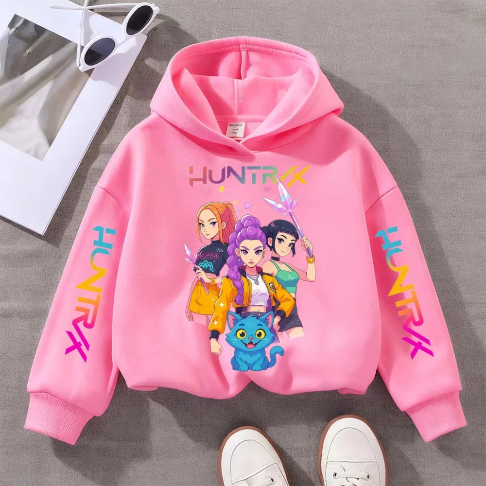 2025 Fall and Winter New Cute Fashion Hoodie KPOP Demon Hunters