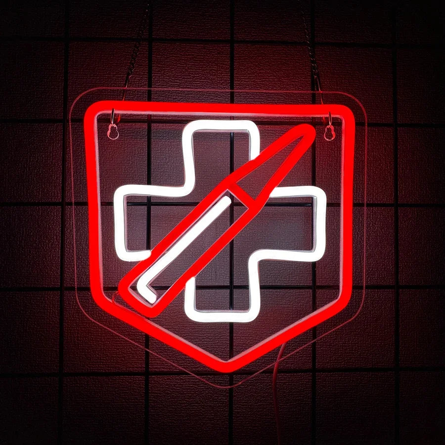 Neon Sign Of Game, Used For Wall Decor,