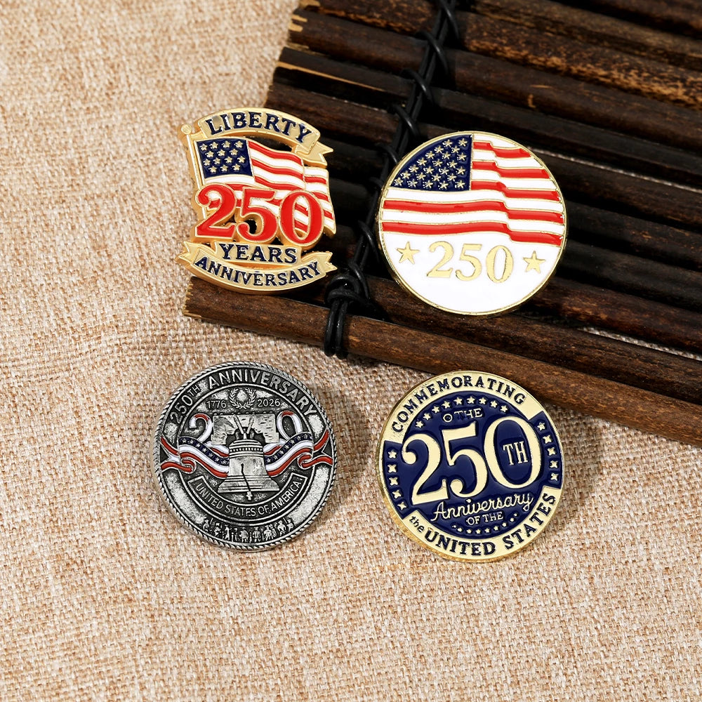 4 Styles USA Liberty 250 Years Anniversary