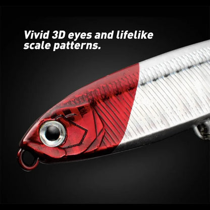 4pcs/set Fishing Lure Pencil Sinking 10cm 24g Bass Fishing