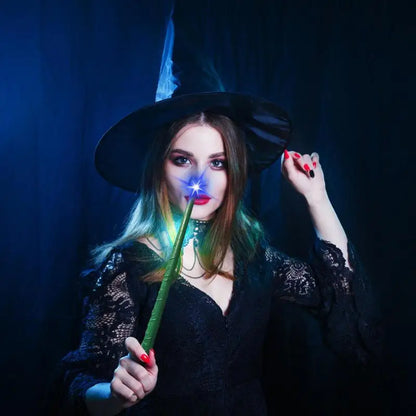 Light Up Wizard Wand Glowing Witch