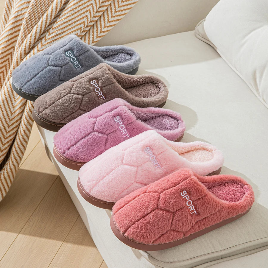 Cotton Slippers for Women in Autumn and Winter, Indoor