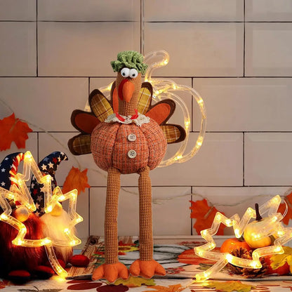 Turkey Doll Thanksgiving Plush Decoration Holiday Party