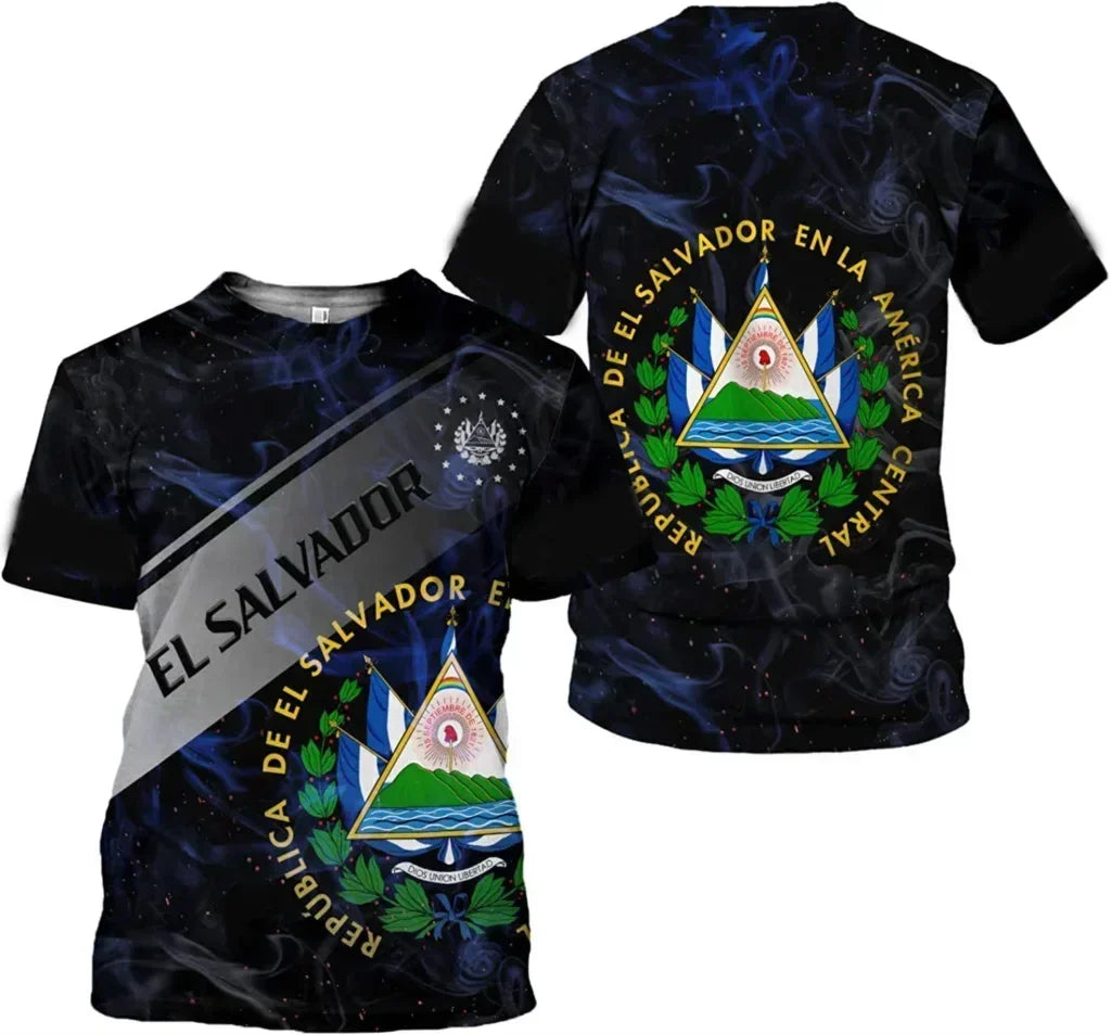 El Salvador Flag Football Jersey 3D Print