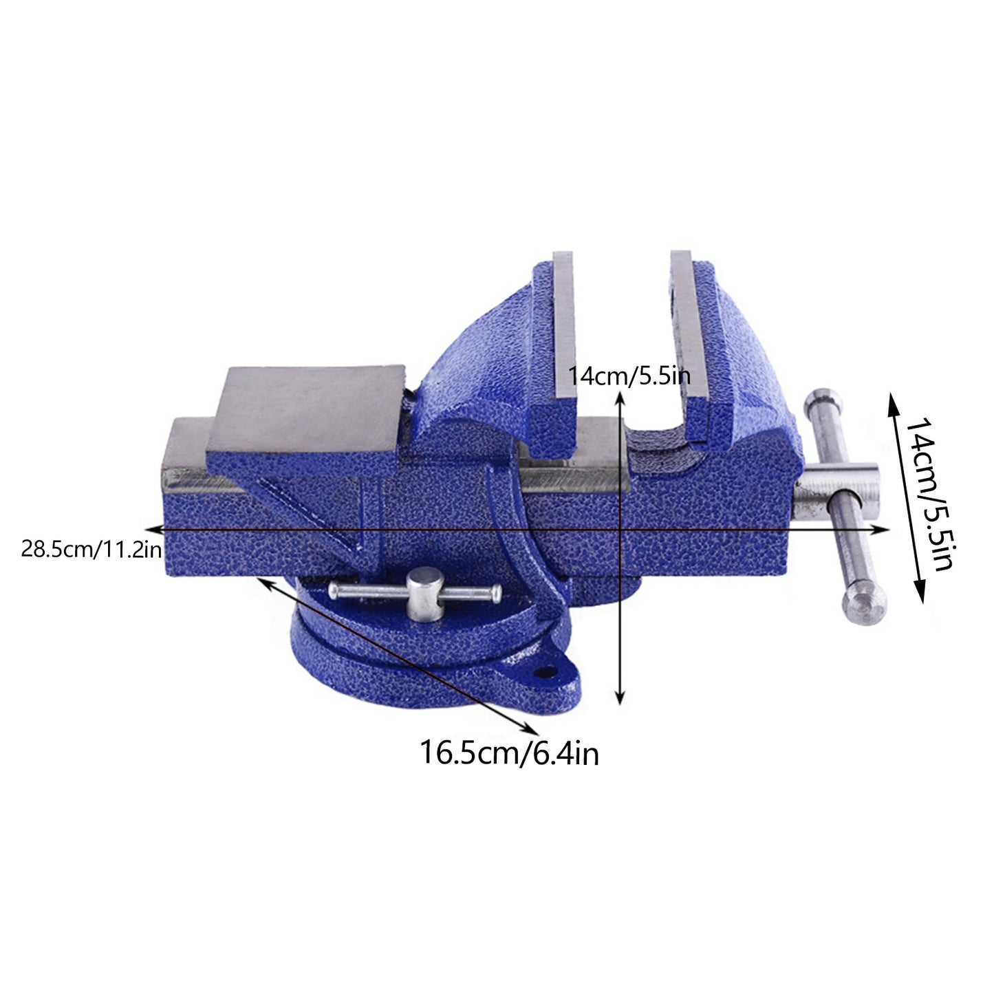 Heavy Duty Bench Vise Household Vise Bench 5 Inch 6KG or 6 inch 12KG Bench Vice Metalworking Vice Engineer Clamp