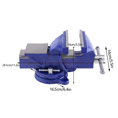 Heavy Duty Bench Vise Household Vise Bench 5 Inch 6KG or 6 inch 12KG Bench Vice Metalworking Vice Engineer Clamp