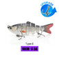 VTAVTA 10/14cm Sinking Wobblers Fishing Lures Jointed