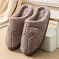 Cotton Slippers for Women in Autumn and Winter, Indoor
