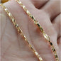 Exquisite Fashion 18K Gold Color Filled Necklace For Women Men