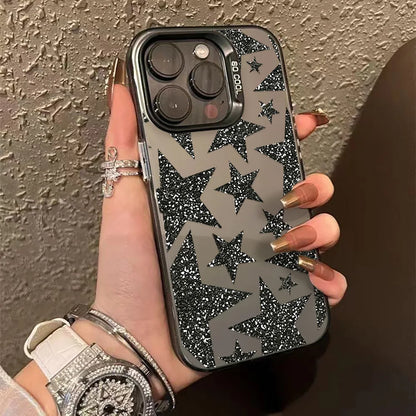 Luxury INS Star Phone Case For iPhone 16 Pro Max 17 13 11 15 14 12 17