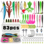 Fishing 83/133/193/239/409pcs Fishing Lure Kit For