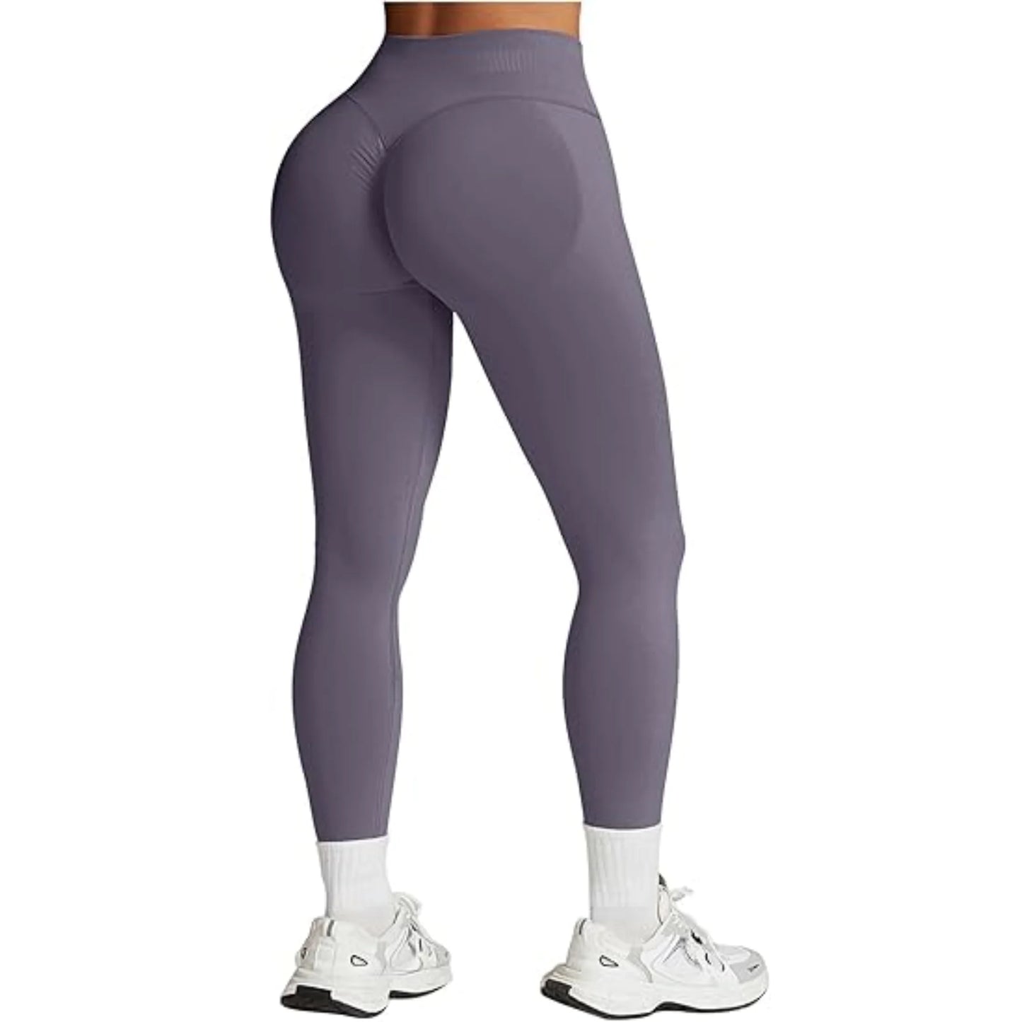 Seamless Women Solid Waist Yoga Pants