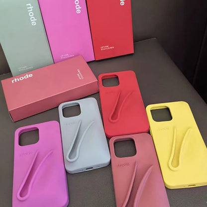 Luxury Lemontini Lipstick Make-up Soft Silicone Phone Case