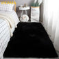VIKAMA Simple Silk Wool Plush Carpet Bedroom Living Room Bed Blanket