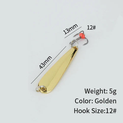 FTK 5g/7g/11g Winter Ice Fishing Lure Metal Jig Wobblers