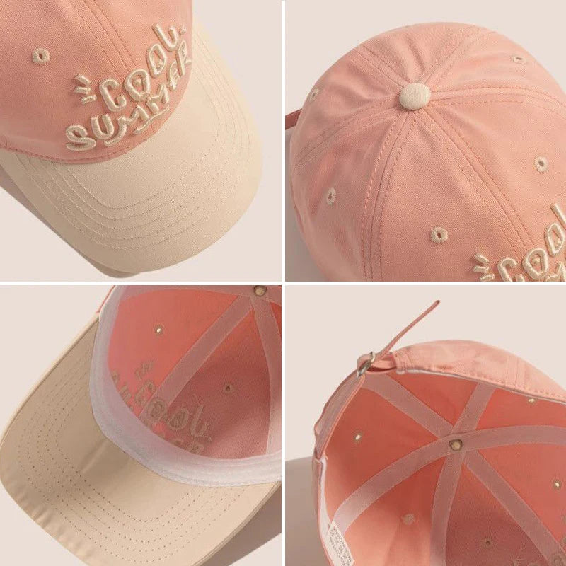 Fashion Patchwork Children Baseball Cap Girls Boys