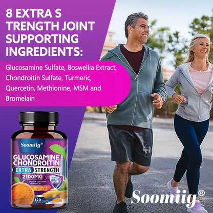 Glucosamine Chondroitin Turmeric MSM - Triple Strength,