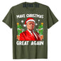 Make Christmas Great Again Funny Santa MAGA Men
