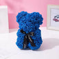 25cm Artificial Teddy Rose Flower Bear with Box Romantic
