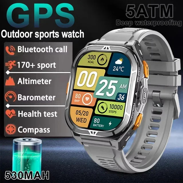 2025 New GPS Track Smart Watch Men