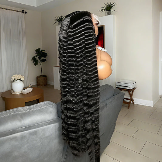 30 40 Inch Loose Deep Wave 13x6 HD Lace Front Human Hair