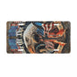 American Flag Bald Eagle Metal License Plate USA