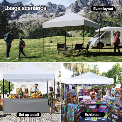 3x3m Pop Up Canopy Tent Instant Setup Large Waterproof