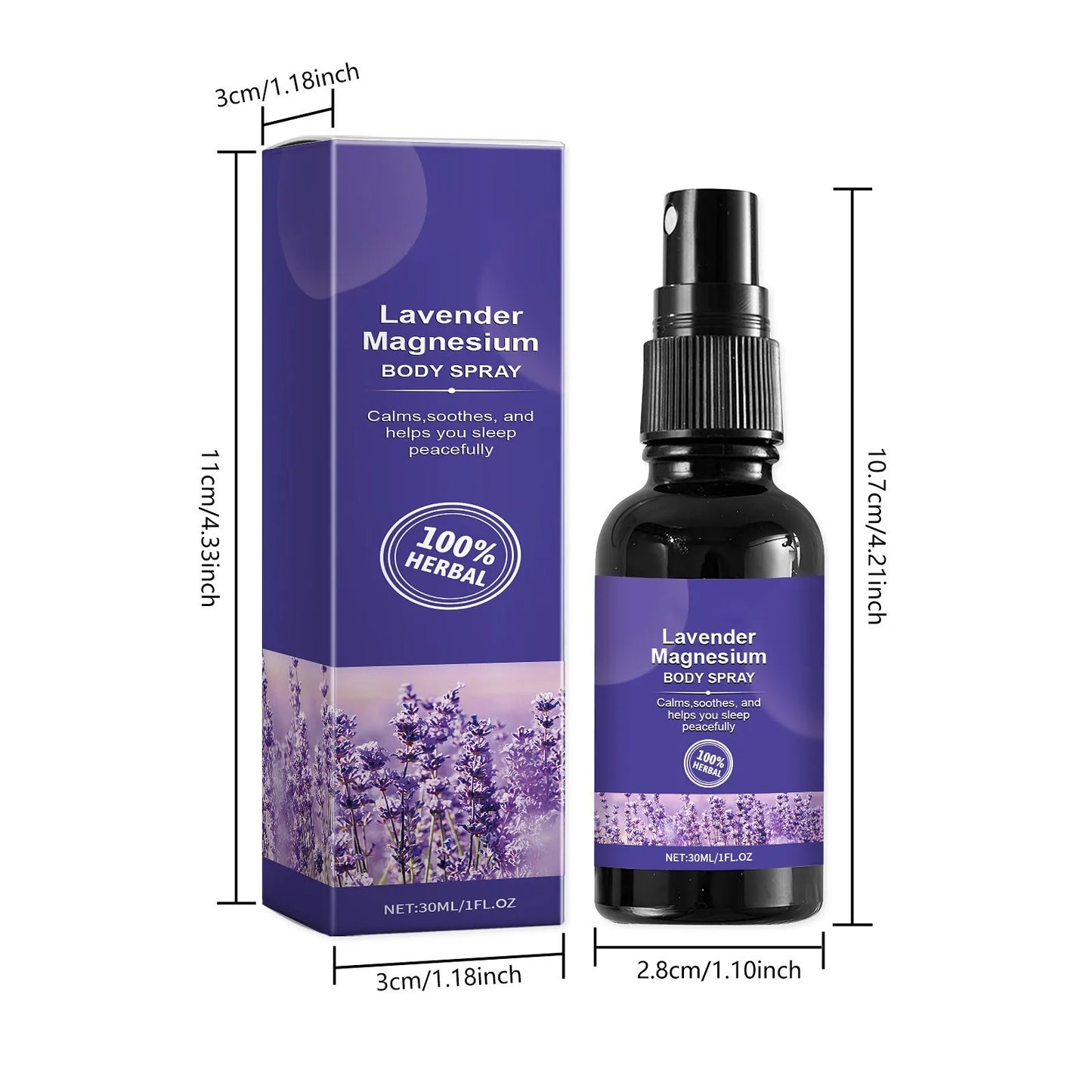 Lavender Sleep Spray 30ml Aromatherapy Sleep Lavender Vanilla