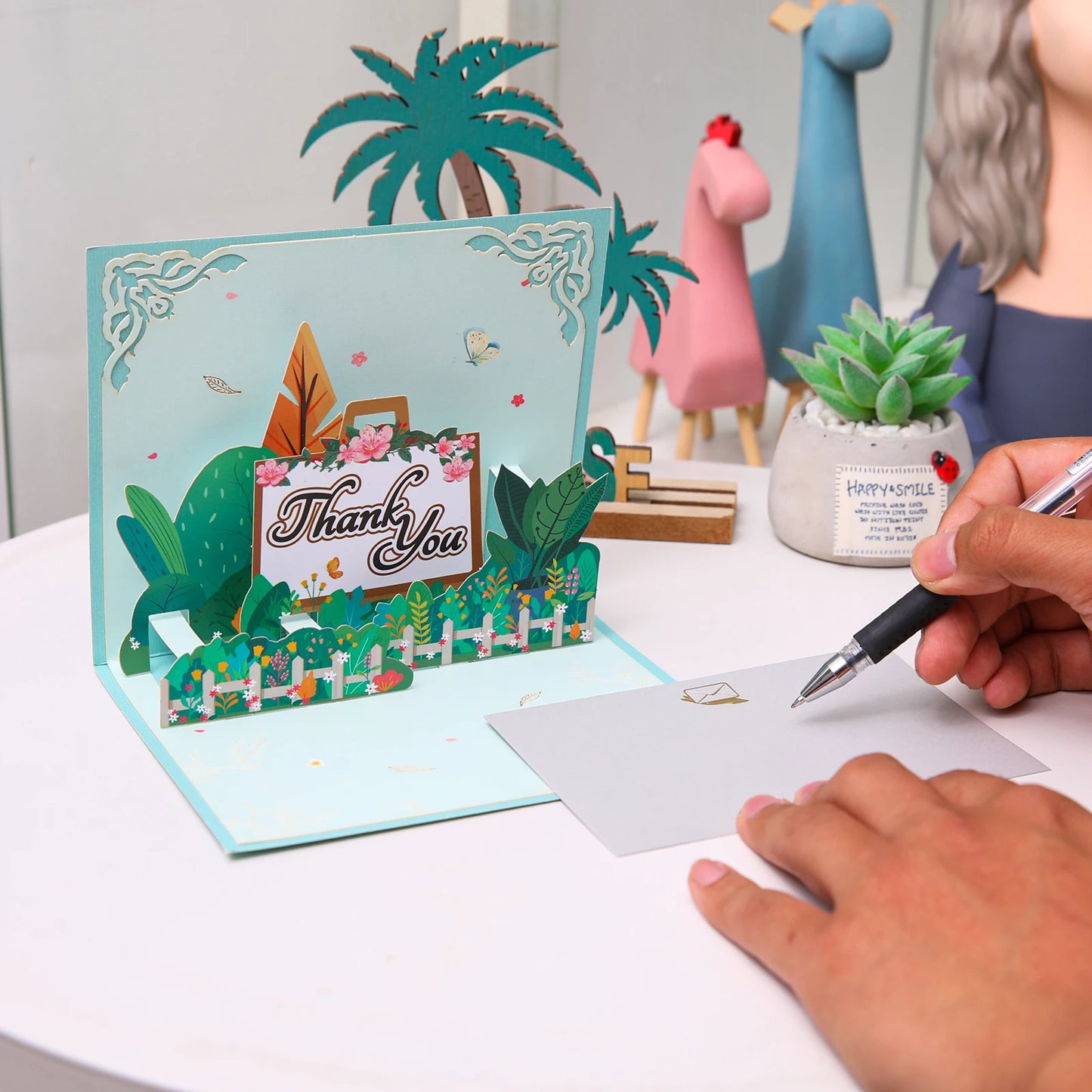 Thanksgiving Day Gift Card 3D Pop Up Give Thanks