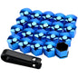 20Pcs Car Wheel Nut Caps Anti-Rust Auto Hub Screw Protection