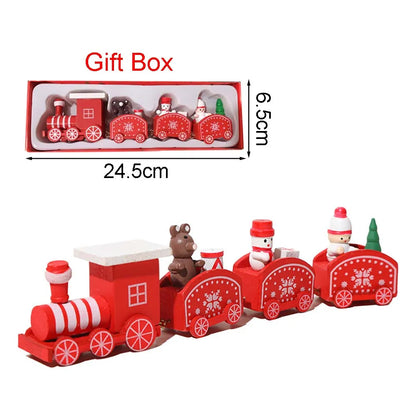 Christmas Wood Train Decoration,Christmas Ornaments